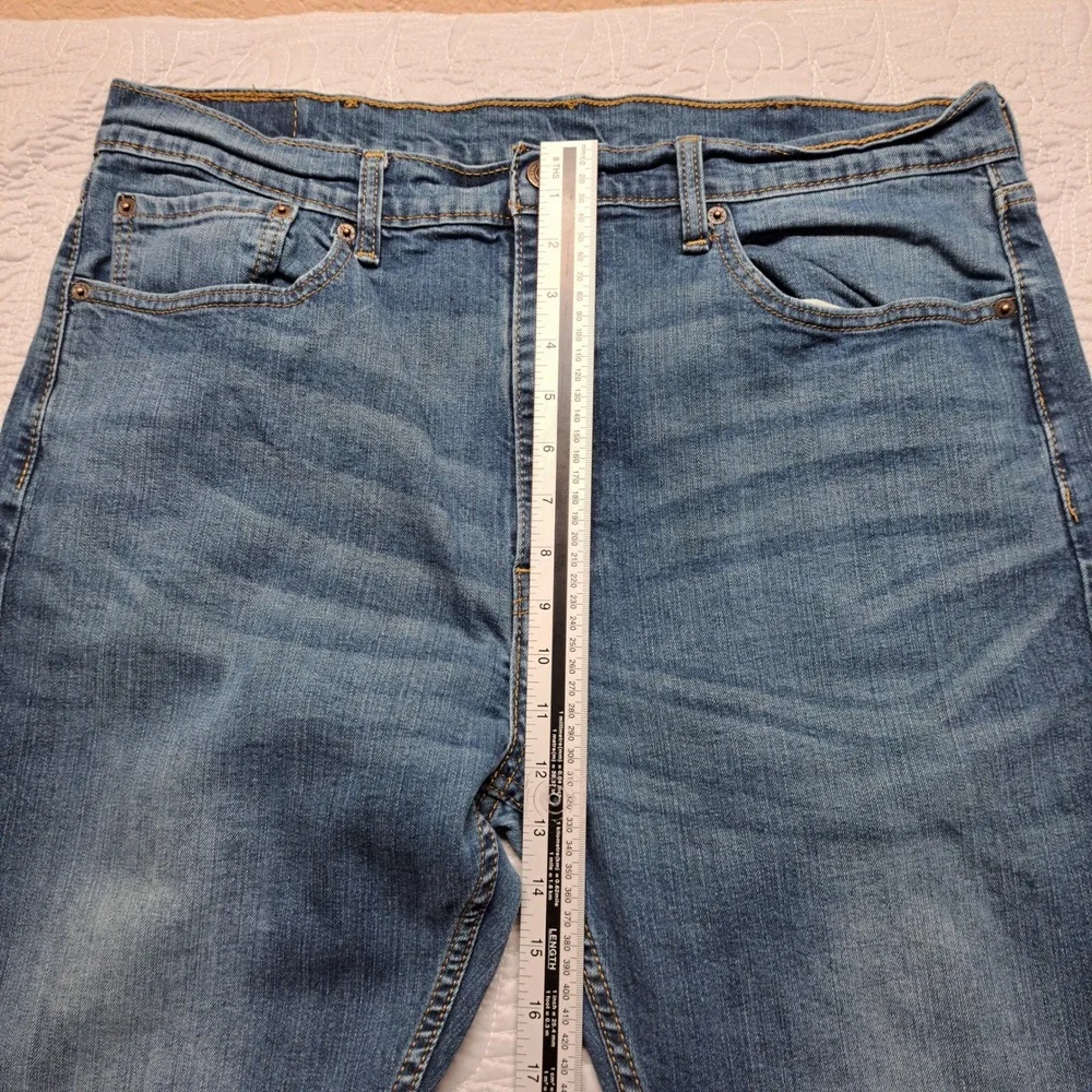 Levis 505 Regular Fit Jeans Mens 38x32 Medium Wash Excellent Straight Leg
